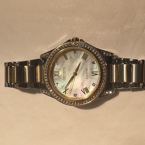 Citizen mother of pearl watch
